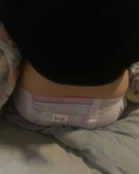 My hot wife in diapers(some wet) and some booty pics of her :) photo
