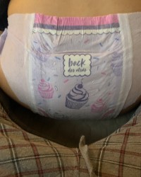 My hot wife in diapers(some wet) and some booty pics of her :) photo