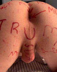 Fuck my whittle tight Glory Hole Daddies!!! / W surprises hehe  photo