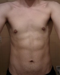 In the bathroom photo