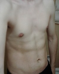 In the bathroom photo