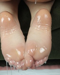 Cum Covered Soles photo