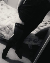 Classy Lingerie Shoot In B&W photo