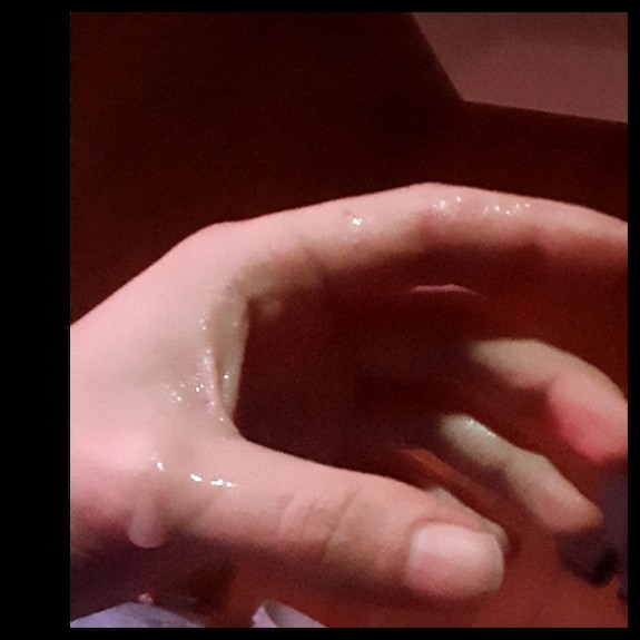 Cumshots on hands/ showing a little D