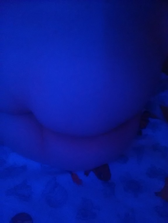 Blue lights turn me on daddy