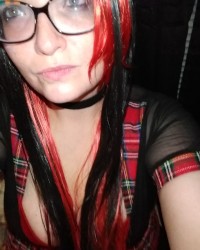 Nerdy teen with big tits do it better photo