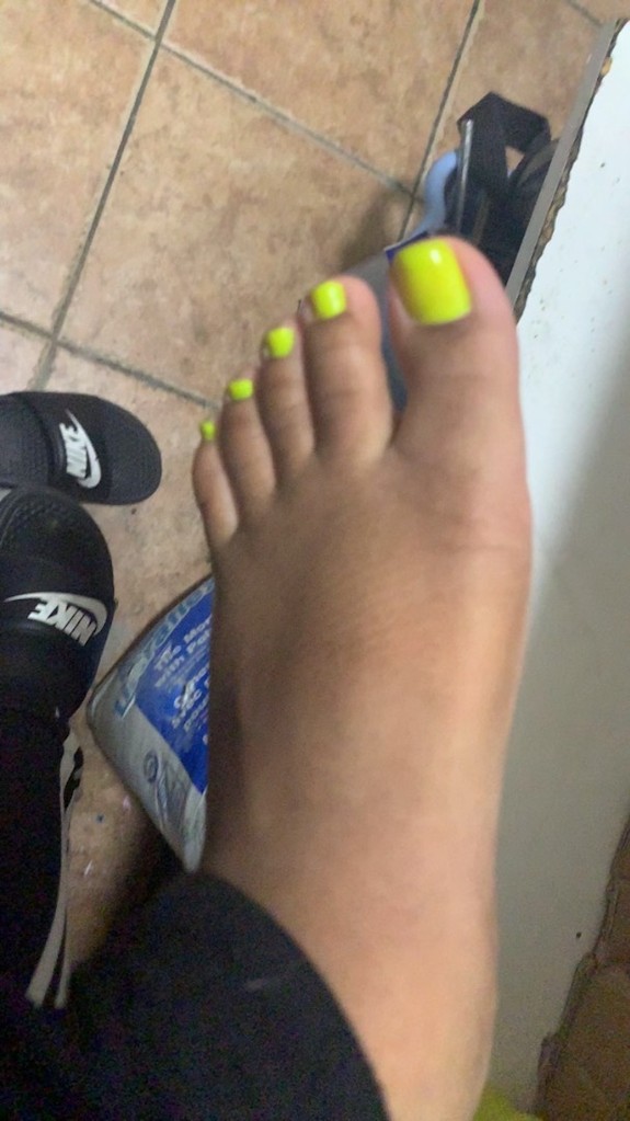 Close up foot pic no filter