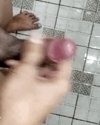 Ladyboy Lily Cumshot GIFS photo