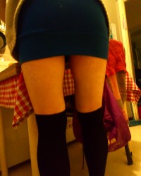 Her in sexy dress photo