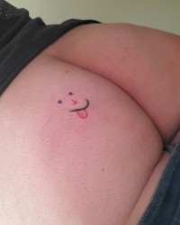 Got my ass tattooed photo