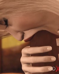 Young blonde fucking with a monk in the church photo