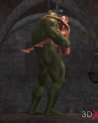 Locked up - sex slave photo