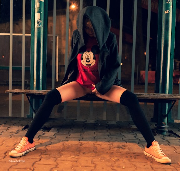 Teen Public nude photo