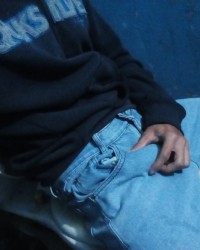 hot guy mastubate in her bathroom photo