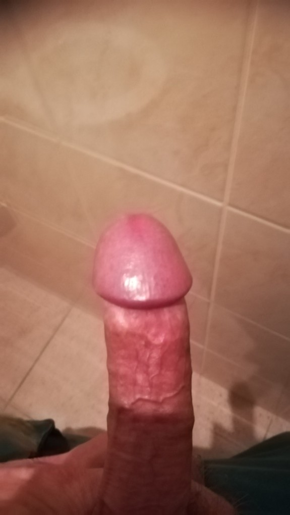My horny circumcised cock