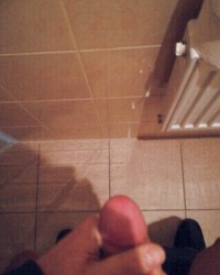 My horny circumcised cock photo