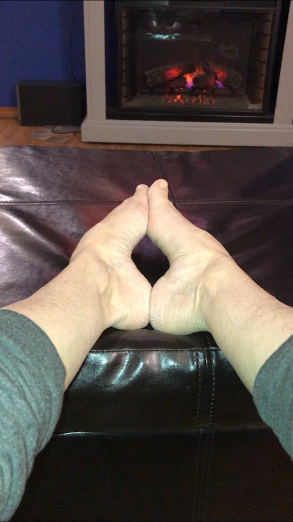 My virgin naked bare feet photo