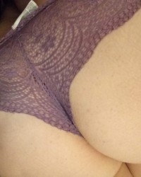 Butt Purple Undies photo