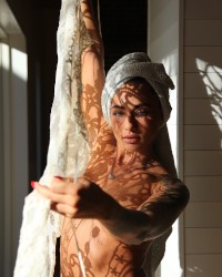 Shadows with morning sunshine photo