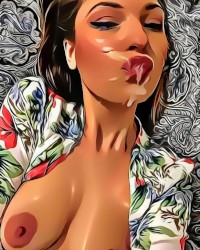 Cum in face) Favorite my girlfriends) Asked her friends to pose) photo