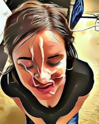 Cum in face) Favorite my girlfriends) Asked her friends to pose) photo