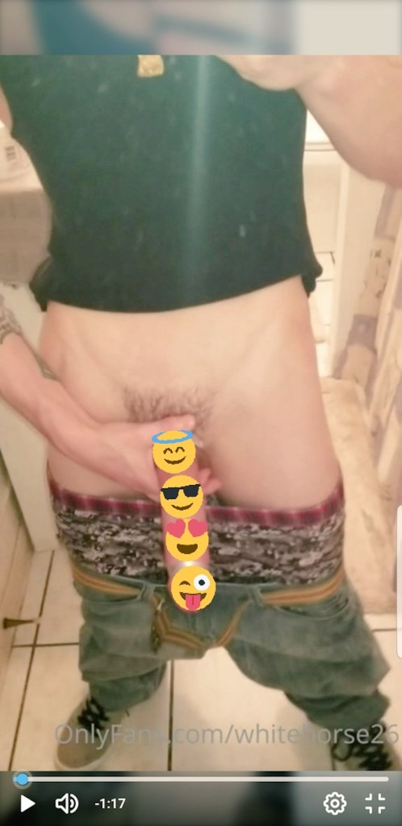 Huge white monster hung cock