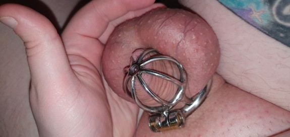 Before & After Locking In Chastity
