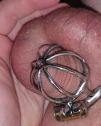 Before & After Locking In Chastity photo