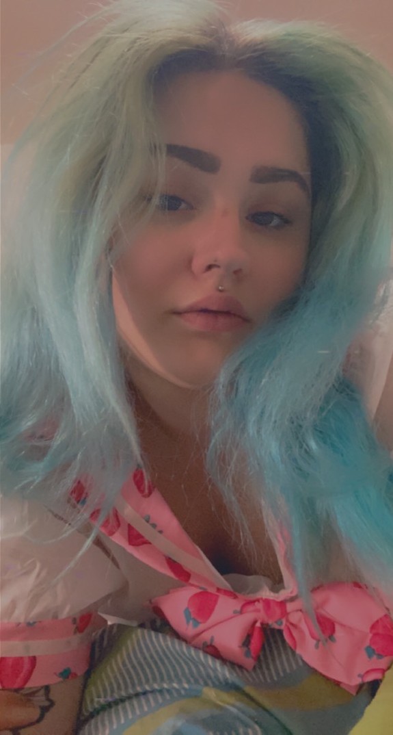 Let me step on you in high heels while I wear a cute strawberry outfit 💗