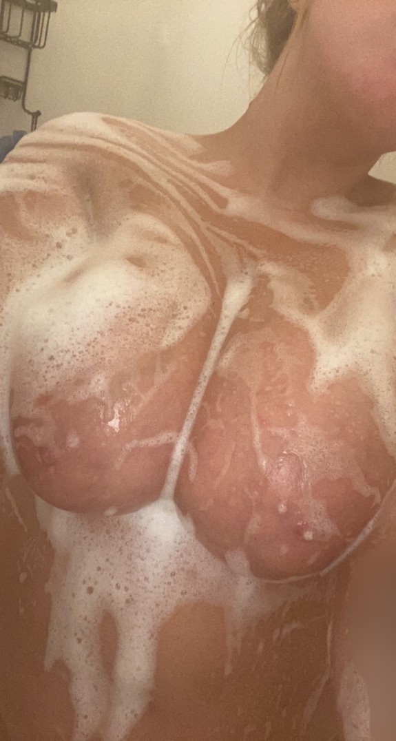 All soapy in the shower ;)