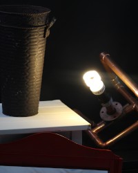 Copper Pipe Light photo