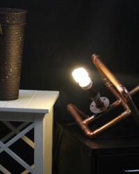 Copper Pipe Light photo