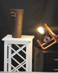 Copper Pipe Light photo
