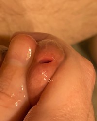 Hot wet little cock photo