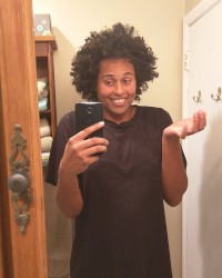 Genesis Angel's old timeline photos before long hair photo