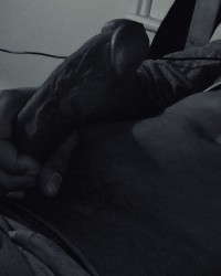 Some Women Love My Long THICK Semi Hard Big Black Cock @RateMySexXyBBC photo