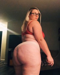 Thicc blonde with a fat ass photo