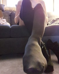 Bad Quality Nylons and Heels, I make more if you like it photo