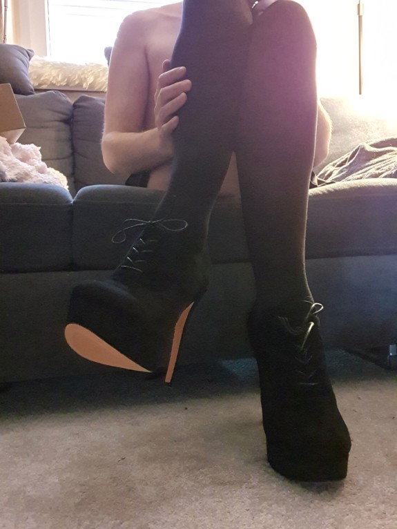 Bad Quality Nylons and Heels, I make more if you like it