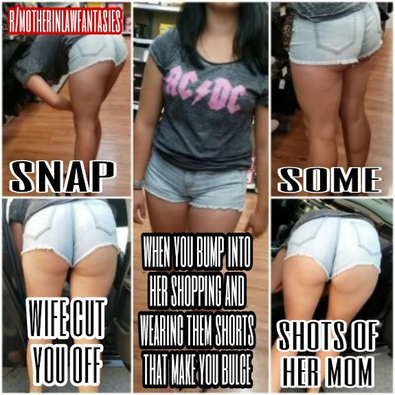 Mother-in-law/GFs mom Fantasy caption stories I made