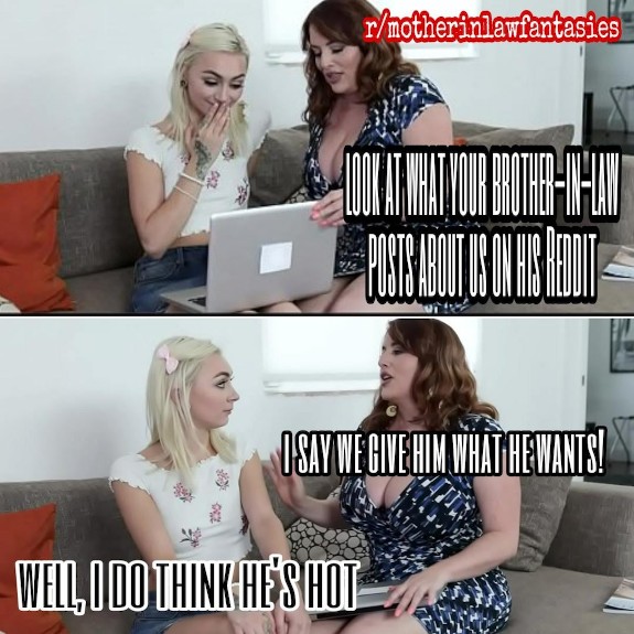 Mother-in-law/GFs mom Fantasy caption stories I made