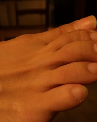 Natural Nails Toe Wiggling photo