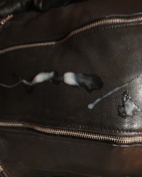 Leather jacket cum photo