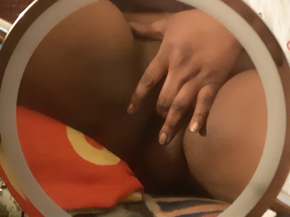 SPREADS HER LEGS, PLAYING WITH HER KITTI THINKING ABOUT YOU