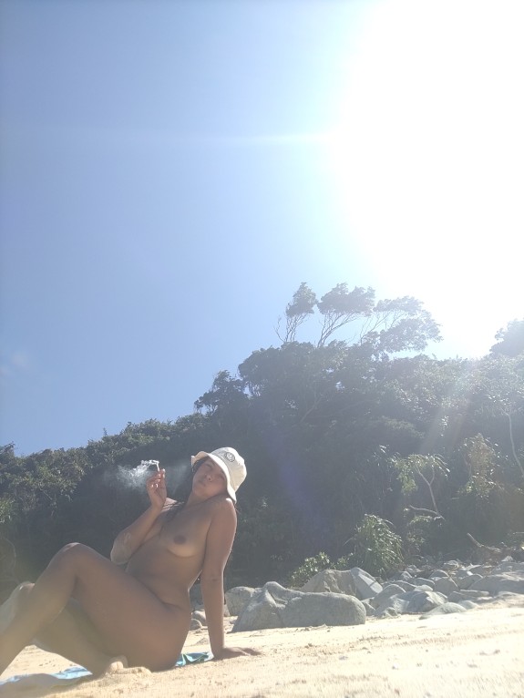 Lola nude at the Beach!