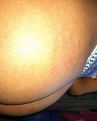 Ass spanking for a naughty girl photo