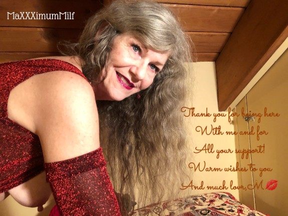 Sexy Mature Milf Happy Horny Holidays photo