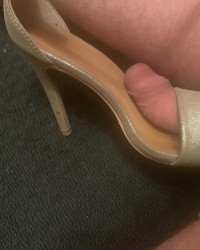 Cock in heels photo