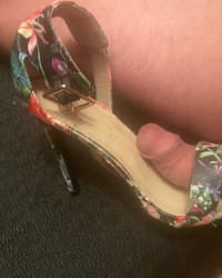 Cock in heels photo