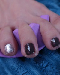Nail Painting (Gray) photo